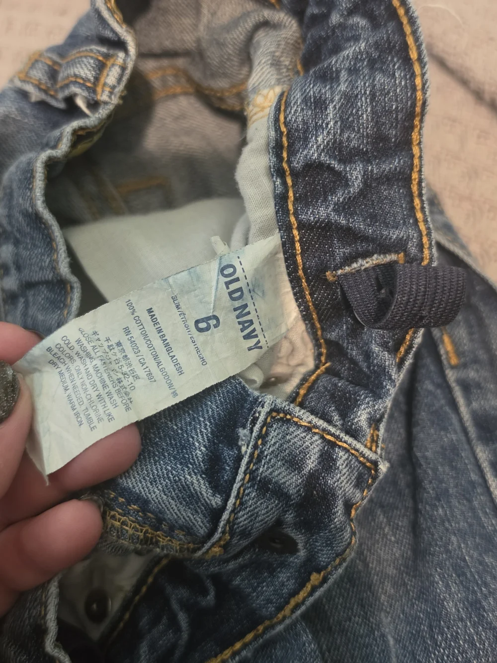 Old Navy Boyfriend Jeans in Blue Denim